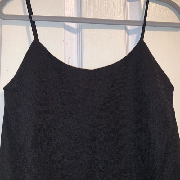 Zara cropped camisole tank, size M, black, NWT - Picture 6 of 11